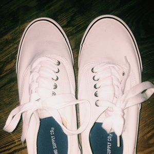 white sneakers